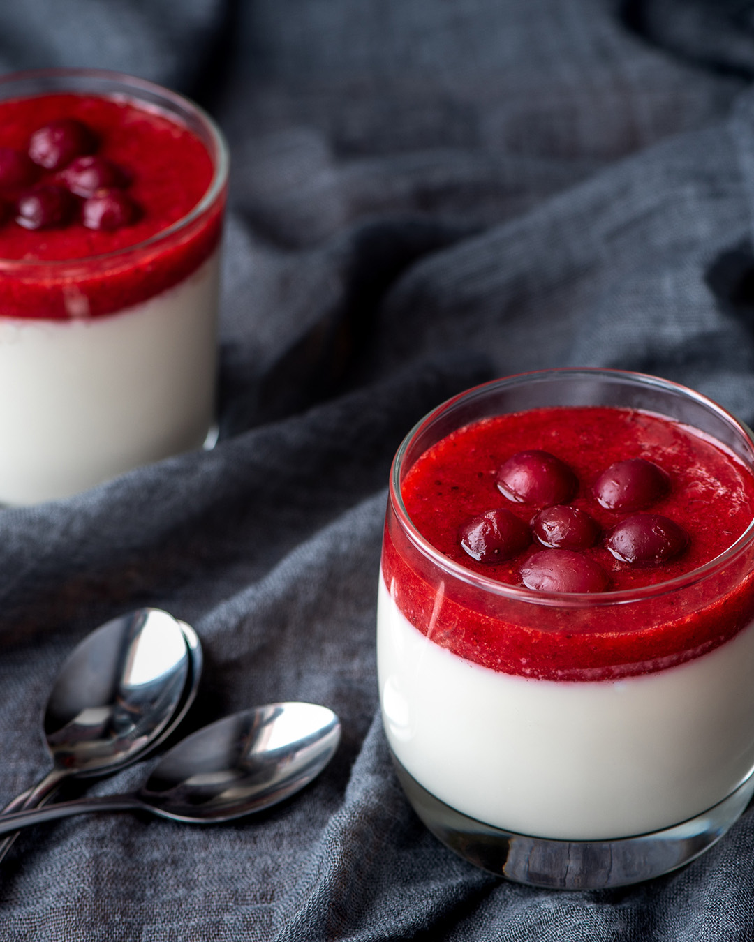 Vit chokladpannacotta