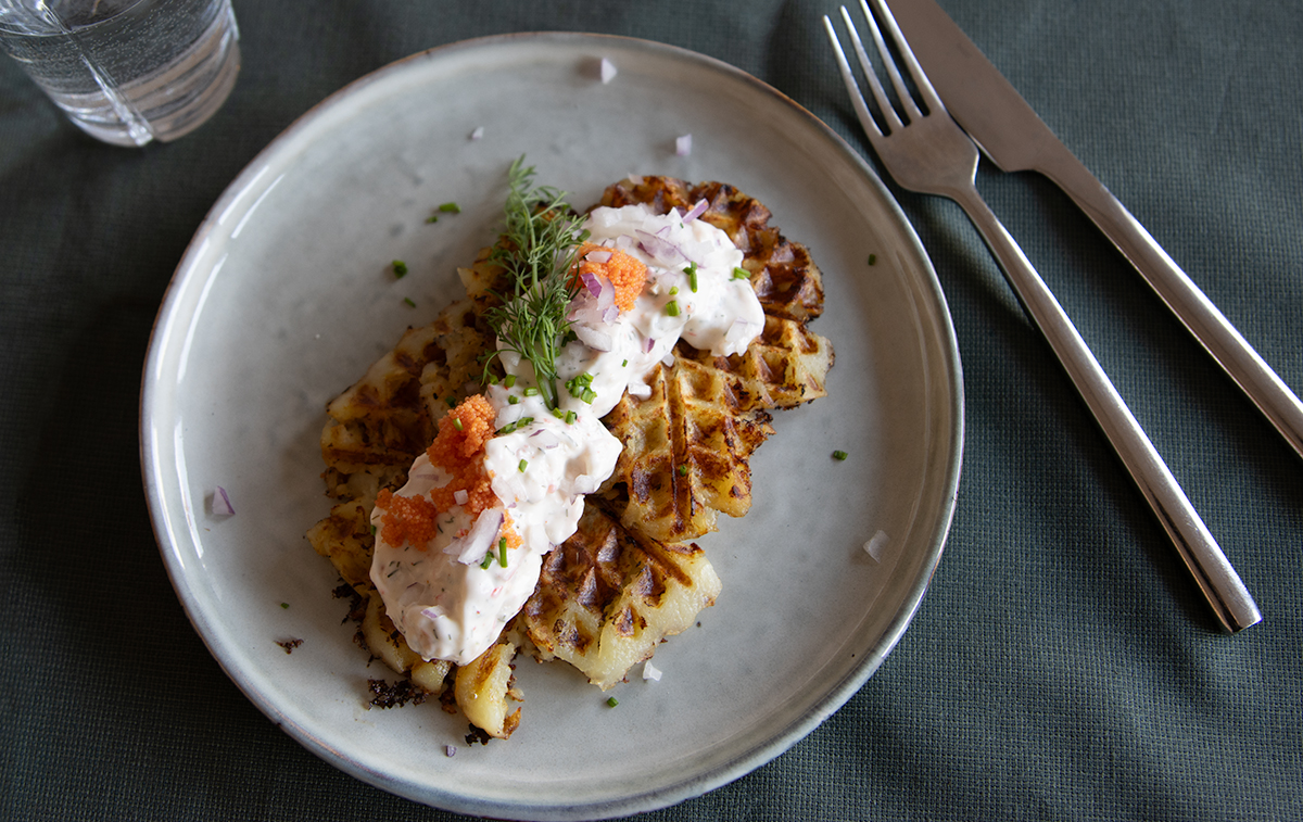 Potatisvåffla Skagen